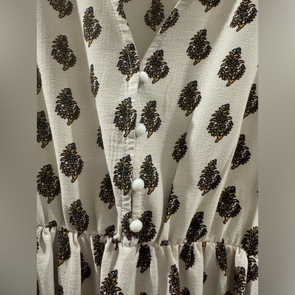 Women’s Bohemian Contrast Patchwork Dress - Picture 5 of 9